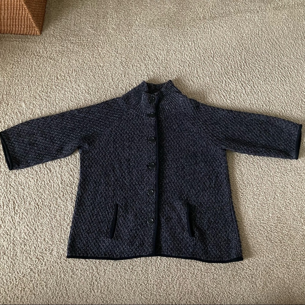 Talbots dark grey cardigan size 2X